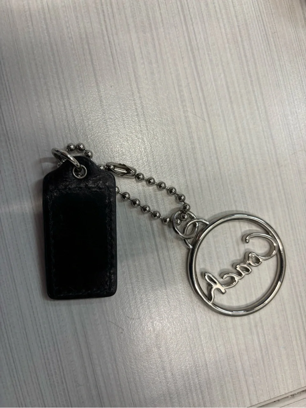 Coach keyring black